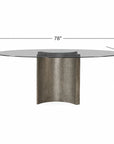 Symmetry - Dining Table - Silver