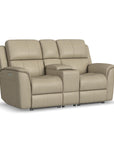 Henry - Power Reclining Loveseat With Console & Power Headrests & Lumbar