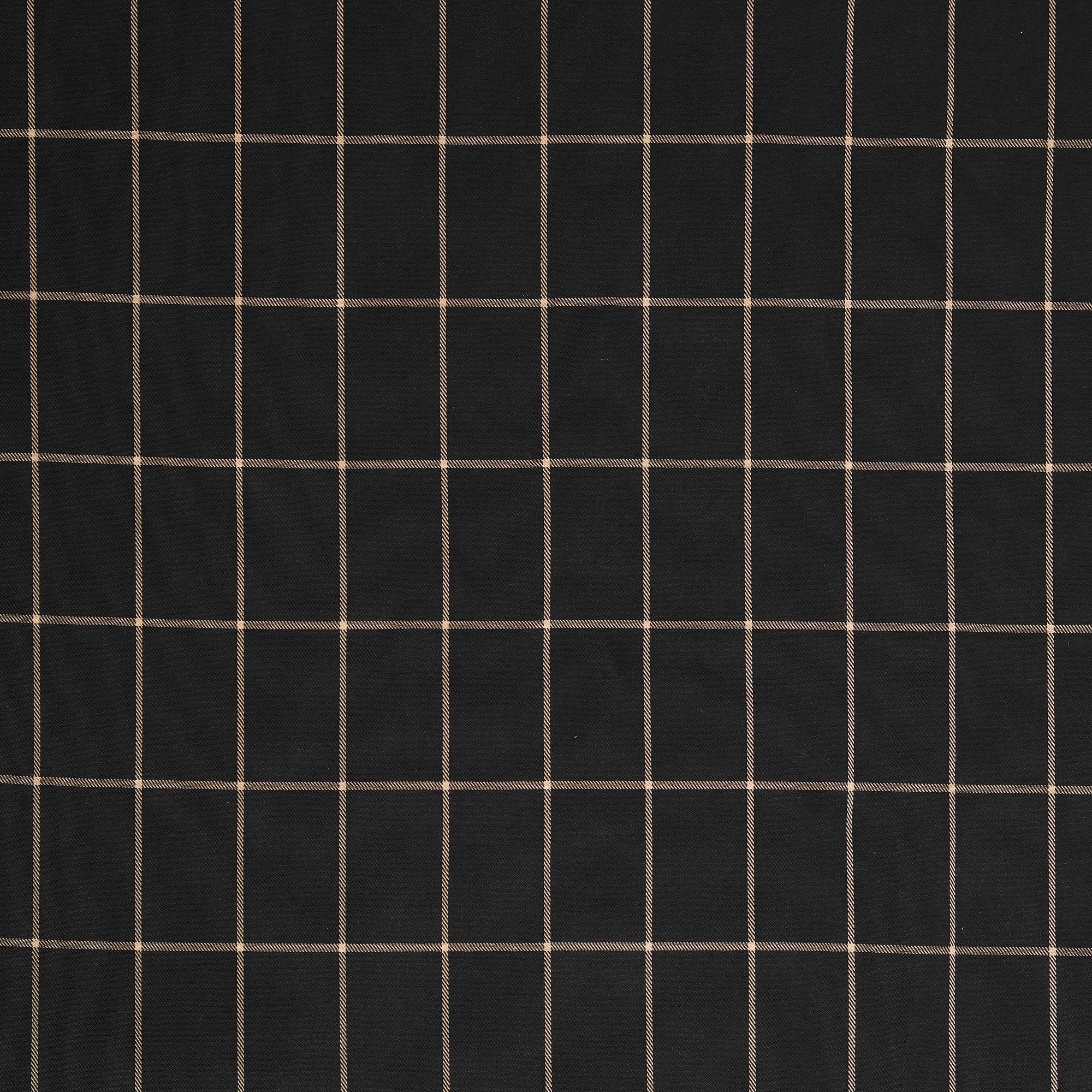 Windowpane - Queen Plaid Comforter Set (Set of 3) - Black