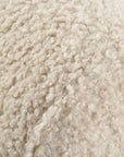 Lennox - Shearling Accent Chair - Beige / Brown