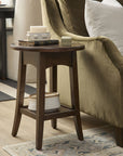 Sylvie - Accent Table - Dark Brown