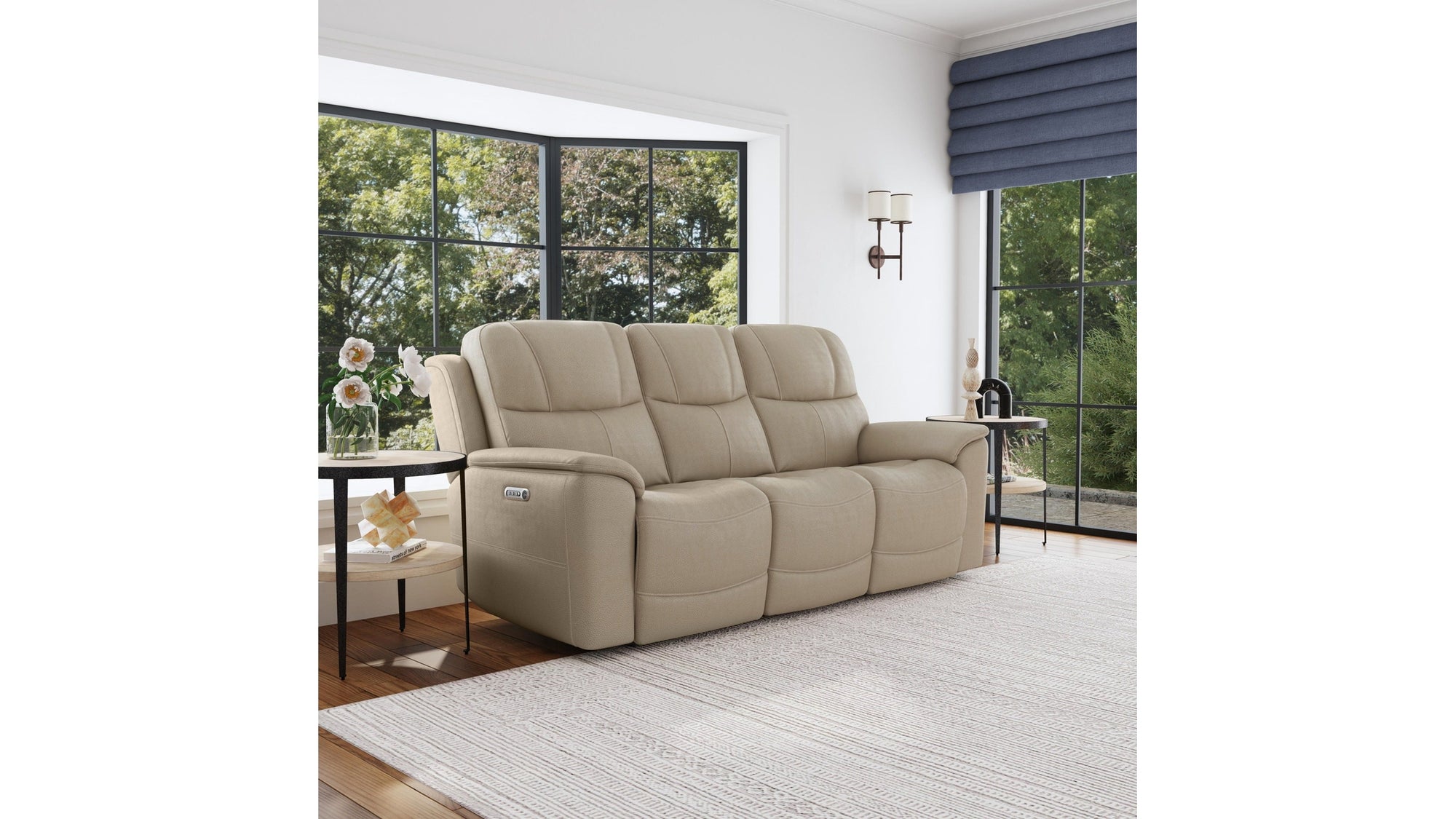 Crew - Power Reclining Sofa With Power Headrests &amp; Lumbar
