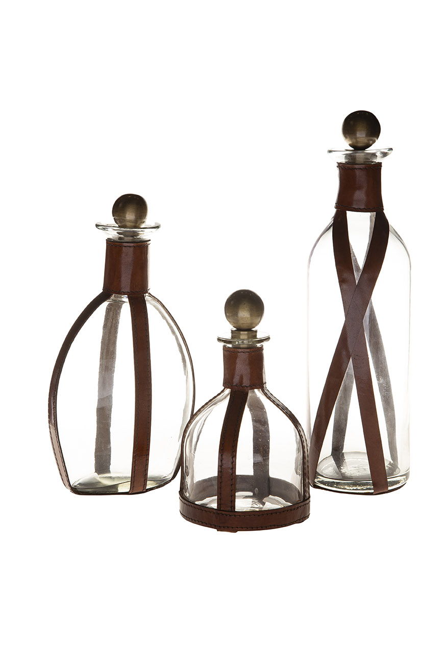 Steve's - Decanter Trio - Dark Brown