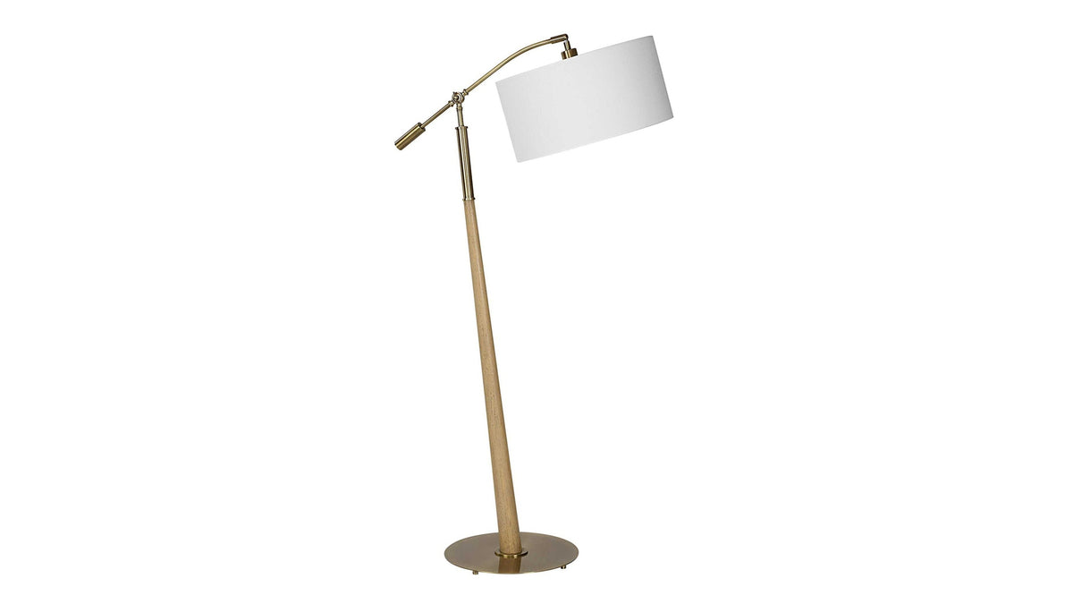 Kennett - Wooden Floor Lamp - Light Brown
