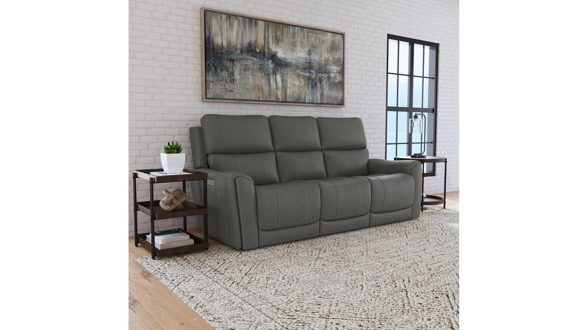 Carter - Power Reclining Sofa With Console &amp; Power Headrests &amp; Lumbar