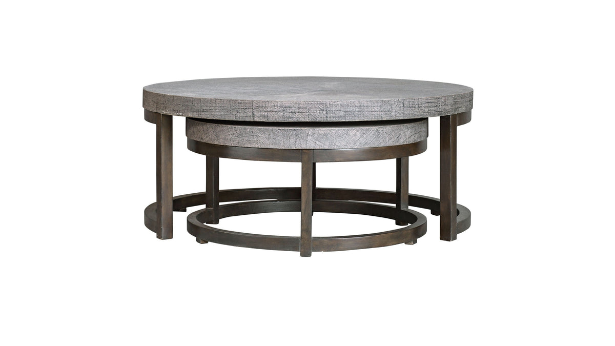 Aiyara - Nesting Tables (Set of 2) - Gray