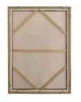 Bluster - Framed Abstract Canvas - Blue / Brown / Gray / Orange / Purple / White / Yellow