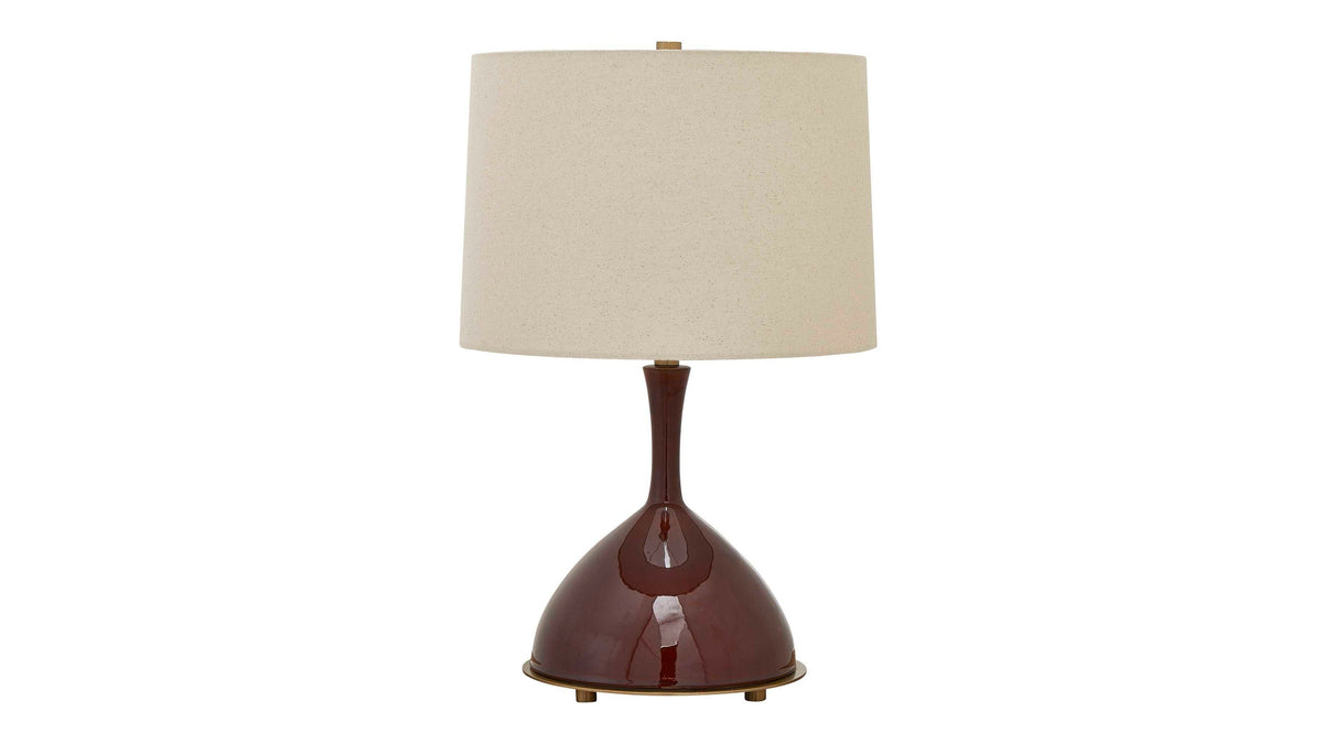 Colette - Table Lamp - Burgundy