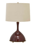 Colette - Table Lamp - Burgundy