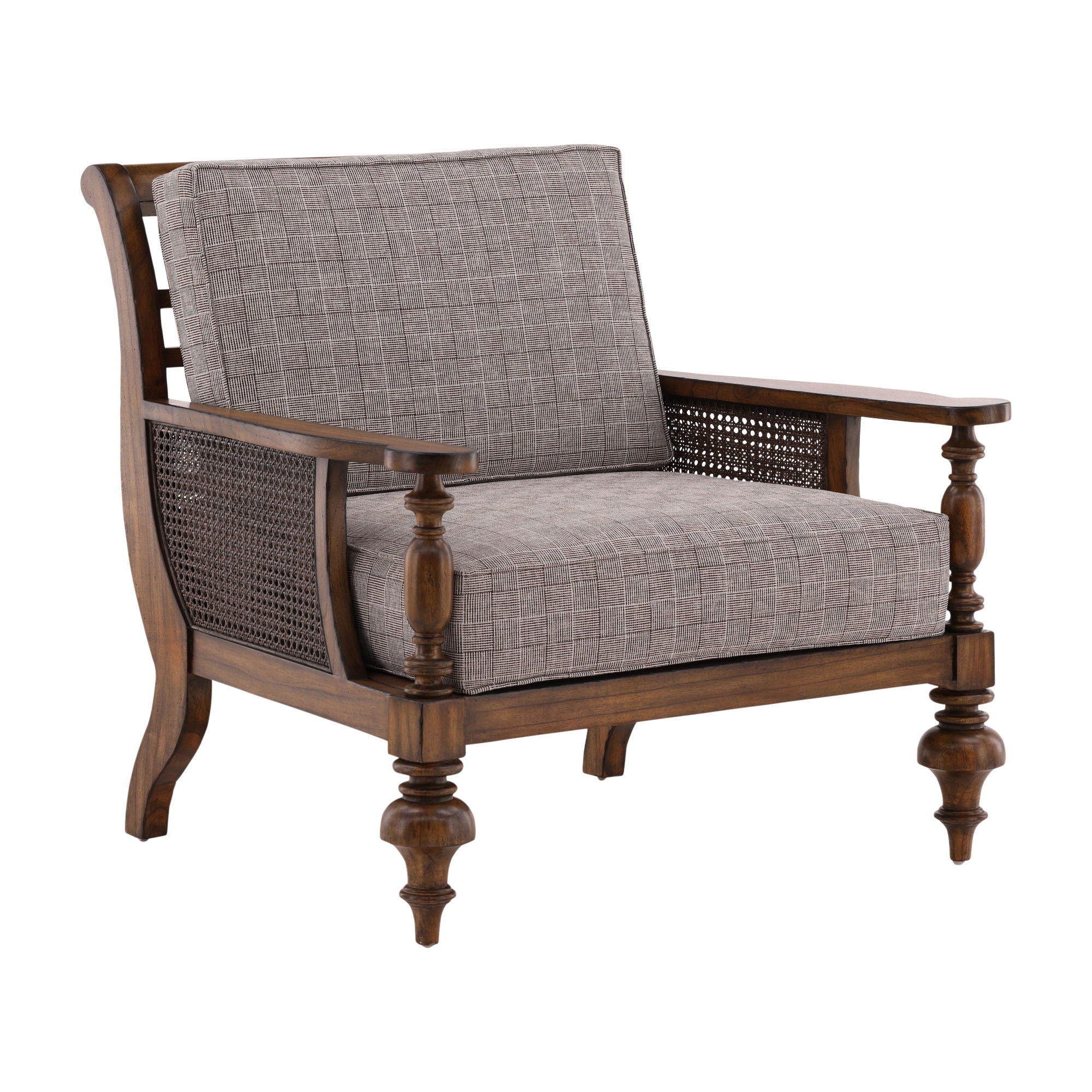 Peterson - Occasional Chair - Dark Brown / Gray
