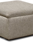 Hendrix - 7650/AL/N - Ottoman With Nails