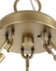 Ladakh - 9 Light Round Wicker Pendant - Gold