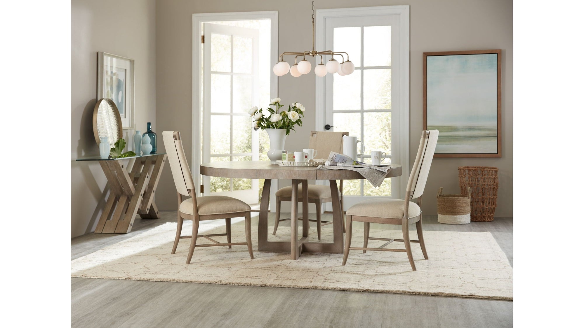 Affinity - Upholstered Side Chair - Beige