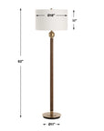 Keros - Floor Lamp - Dark Oak