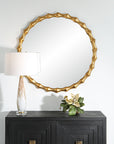 Nacala - Round Mirror - Gold