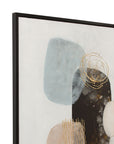 Athena Framed Canvas Set of 2 - Gray / Beige