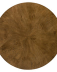 Melange - Mulholland Round End Table - Dark Brown
