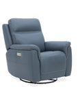 Sawyer - Swivel Glider With Power Headrest, Lumbar, Heat & Massage