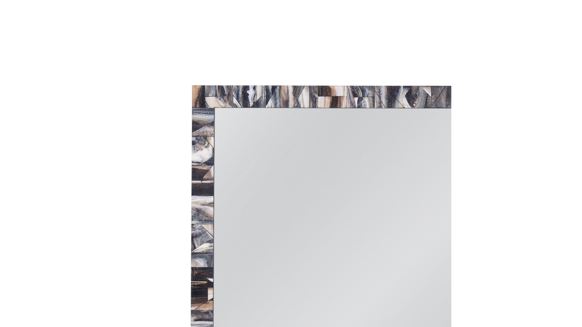 Kervo - Wall Mirror - Black / Cream