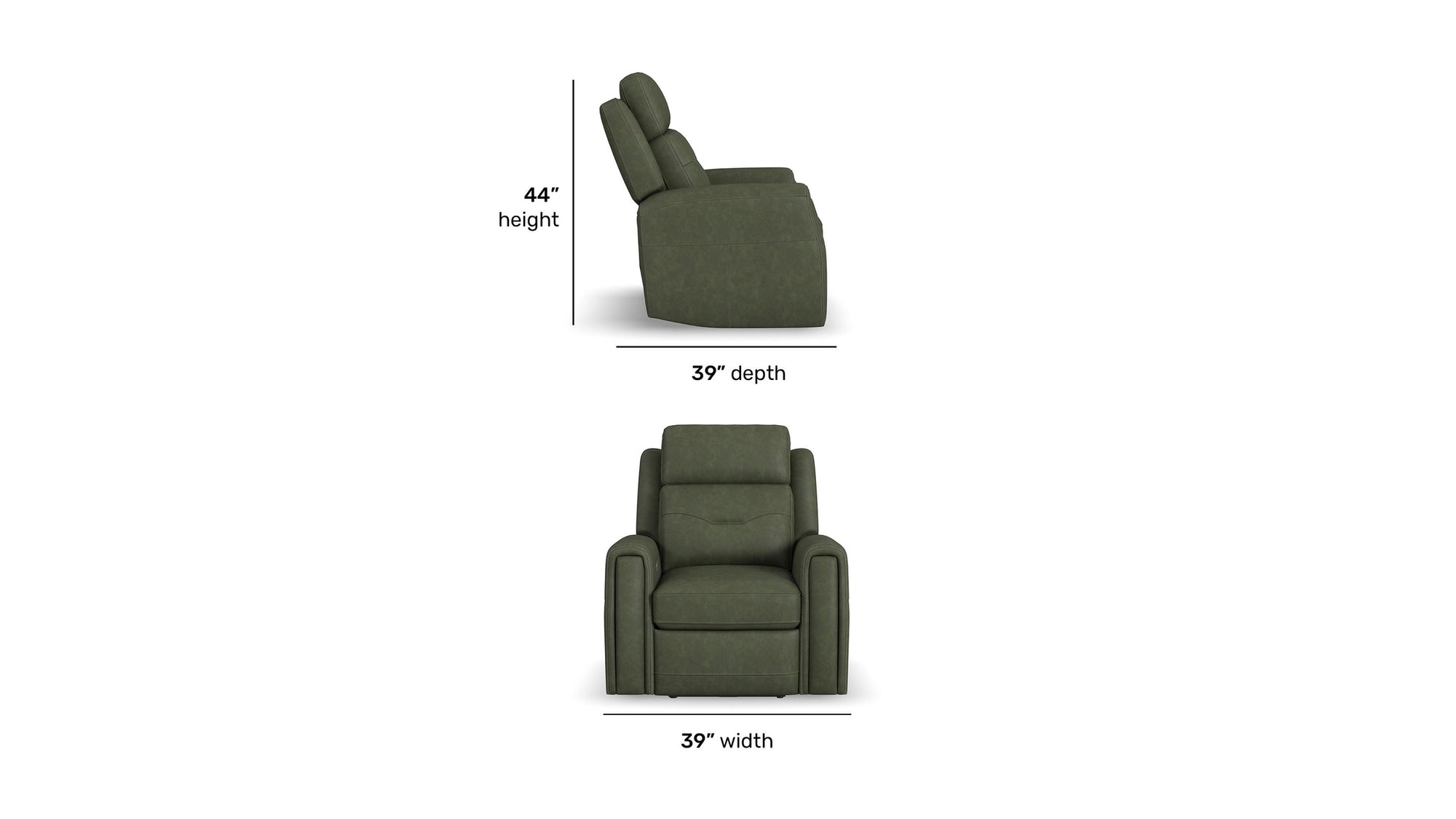 Felix - Power Recliner With Power Headrest, Lumbar, Heat &amp; Massage