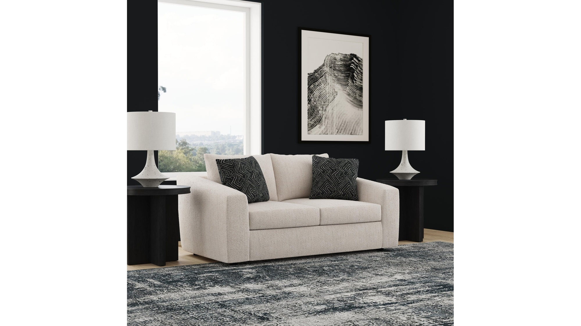Knox - Fabric Loveseat