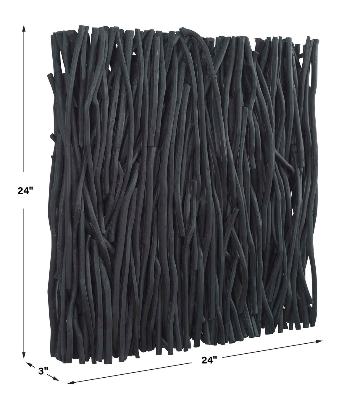 Gathered Teak - Square Wood Wall Decor