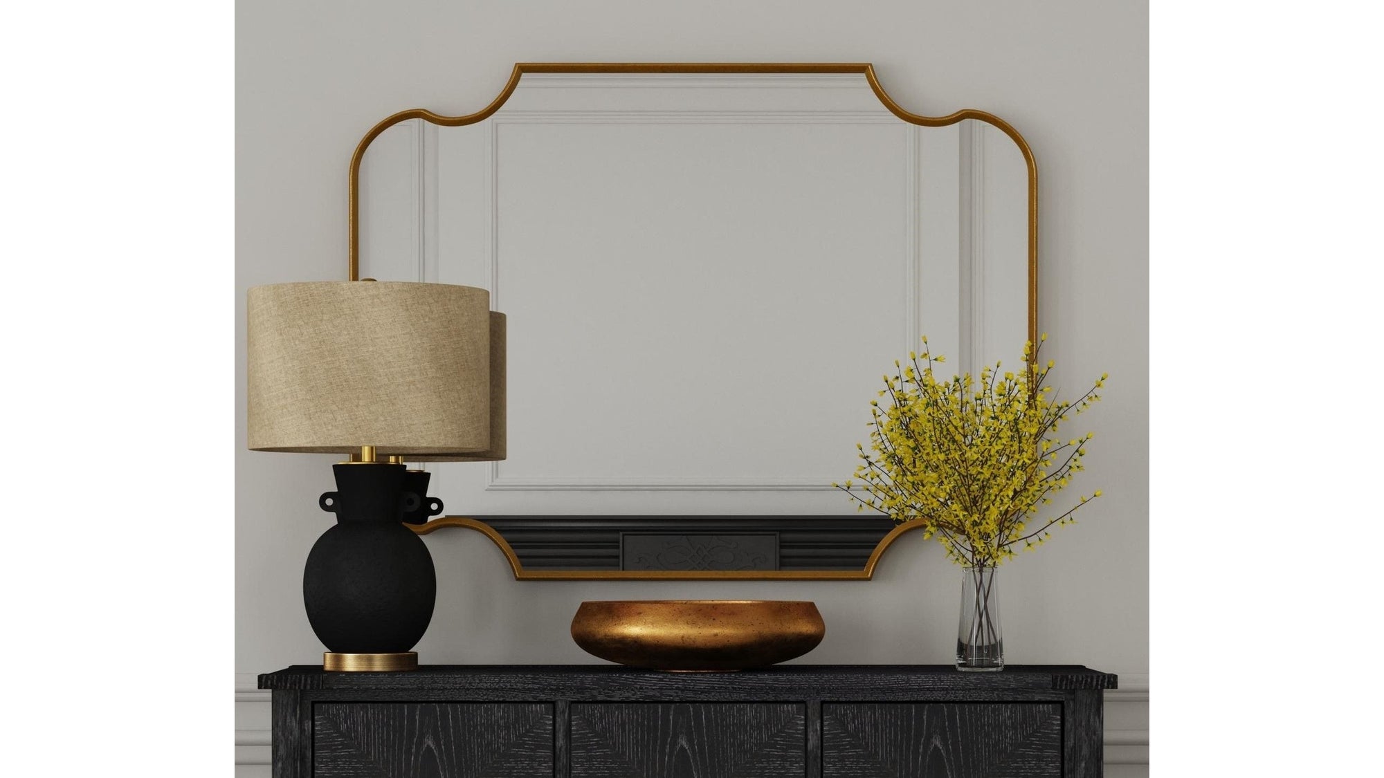 Lyenda - Wall Mirror - Yellow
