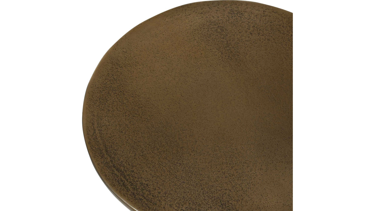 Thorp - Outdoor Accent Table - Brass
