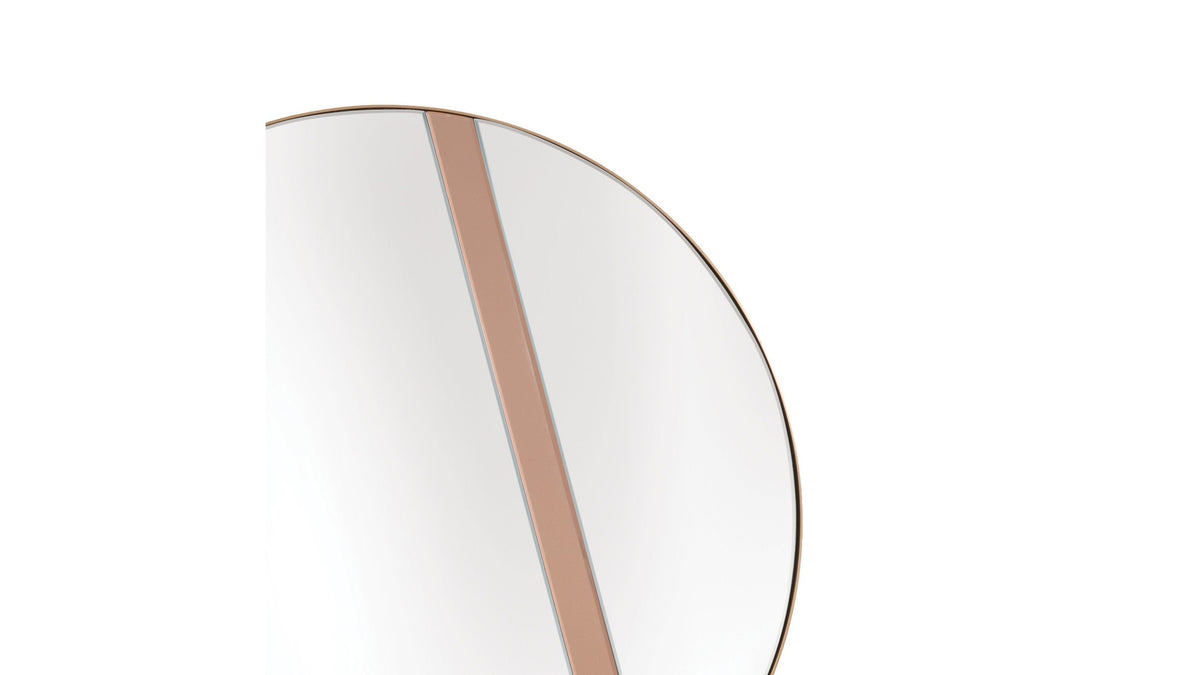 Nick - Wall Mirror - Brushed Brass