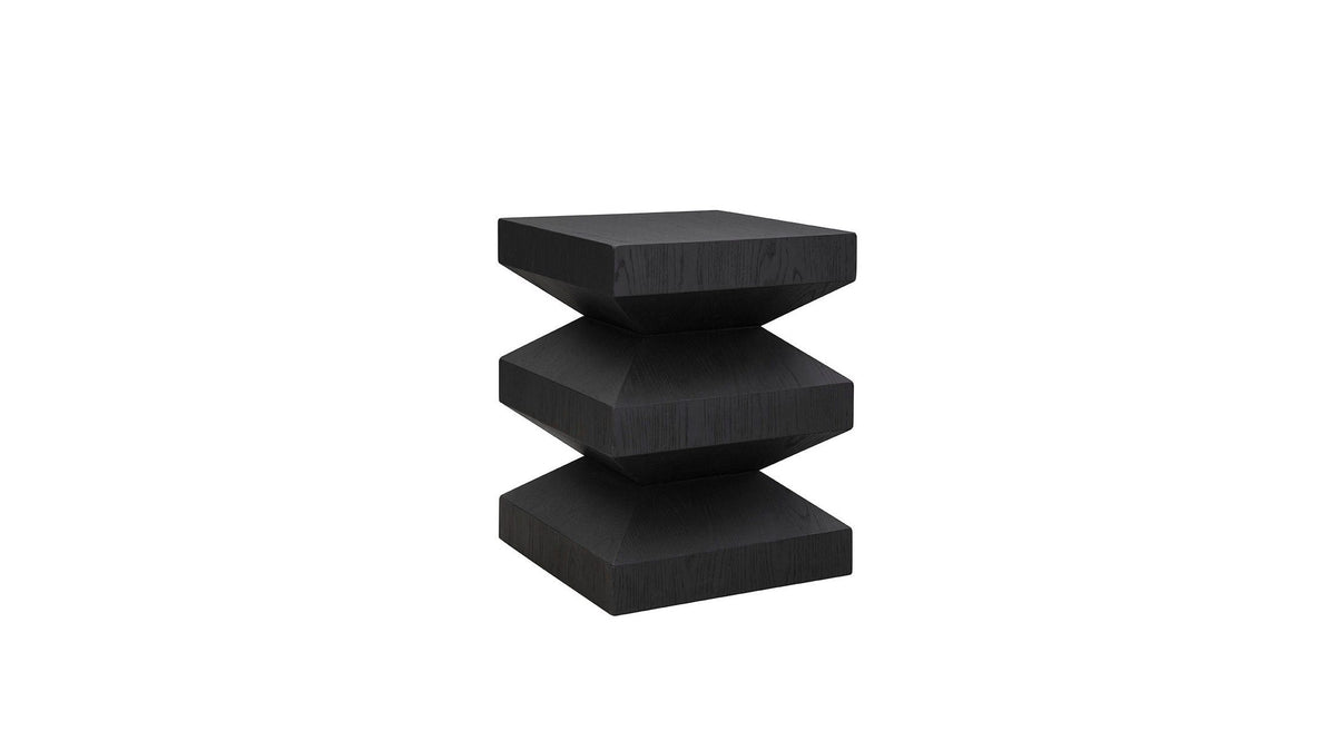 Plato's - End Table - Black