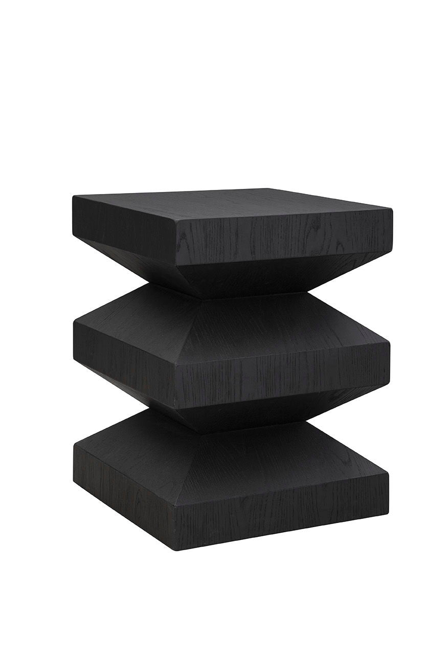Plato's - End Table - Black