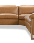 MS - Jericho Five-Piece Power Reclining Sectional - Light Brown