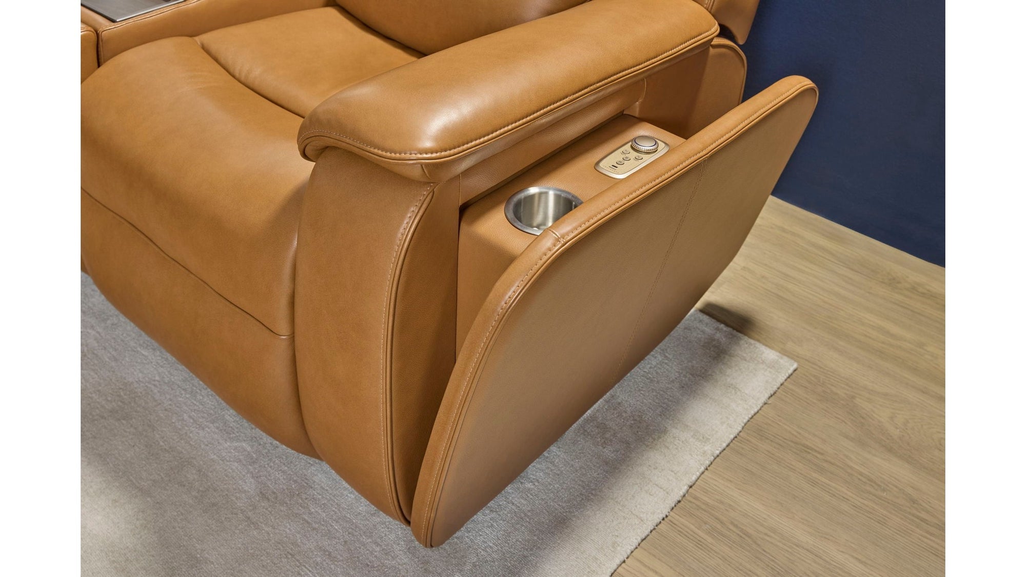 Ziggy - Power Reclining Sofa With Power Headrest, Lumbar, Heat & Massage