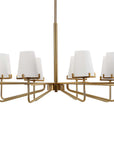 Lassen - 8 Light Chandelier - Brass