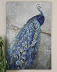 Proud Papa - Hand Painted Art - Blue