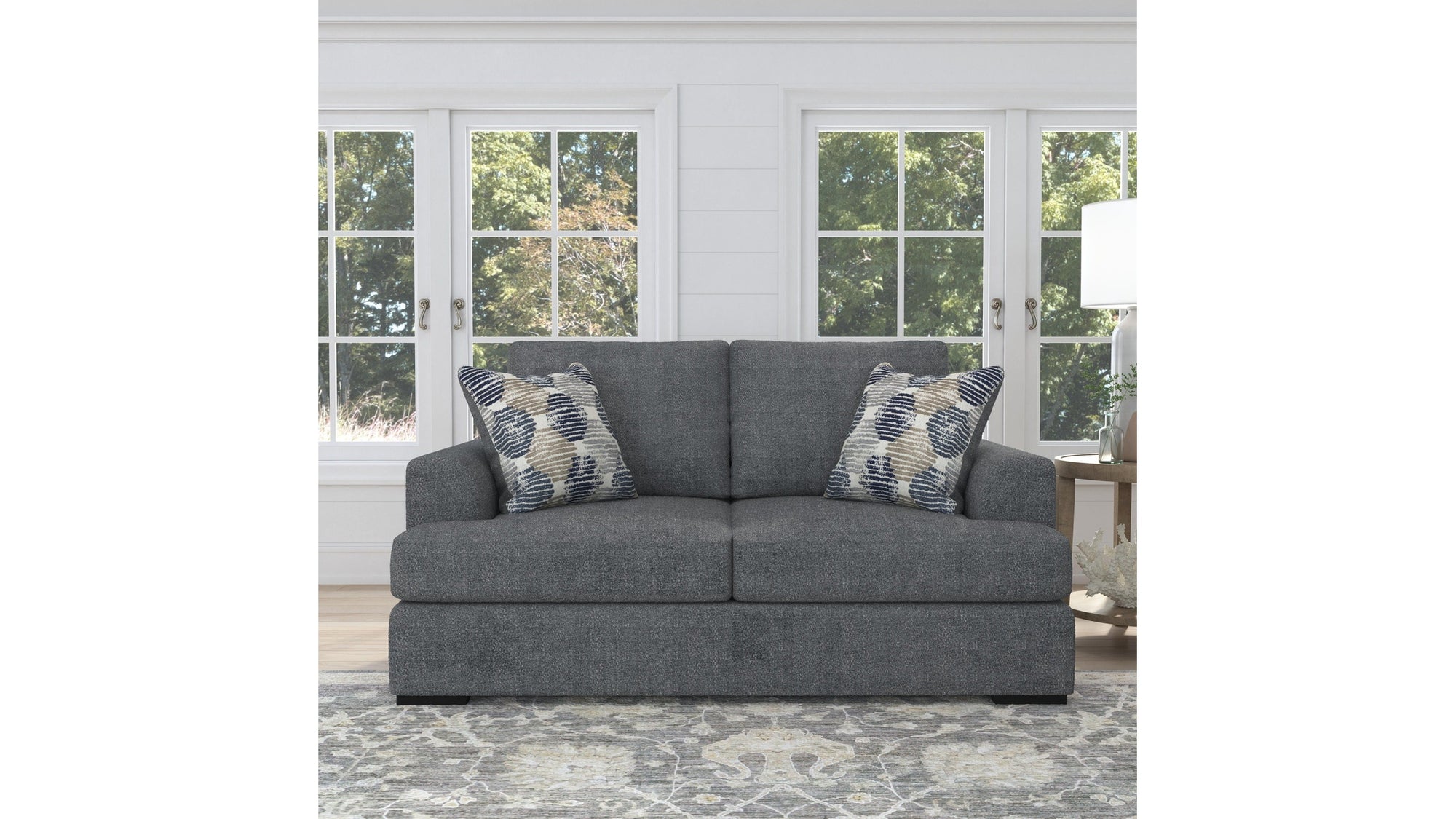 Willow - Fabric Stationary Extra Large Loveseat
