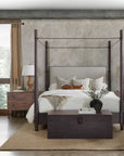 Big Sky - California King Poster Bed With Canopy - Black