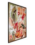 Garden City - Abstract Art - Green / Orange / Pink