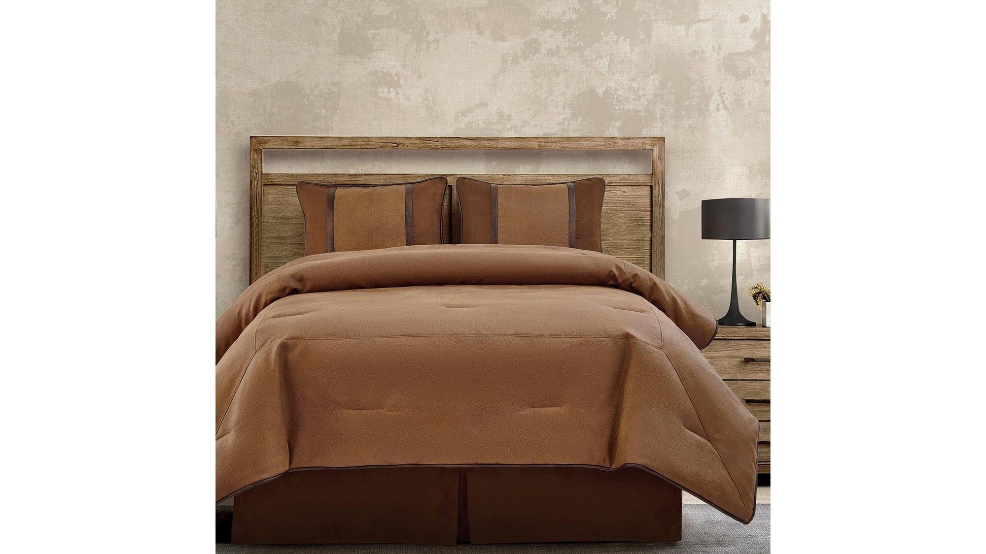 Brighton - Twin Comforter Set Set of 3 - Brown