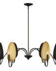 Warwick - 6 Light Chandelier - Matte Black