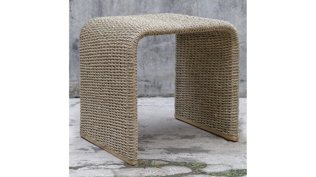 Calabria - Woven Seagrass End Table