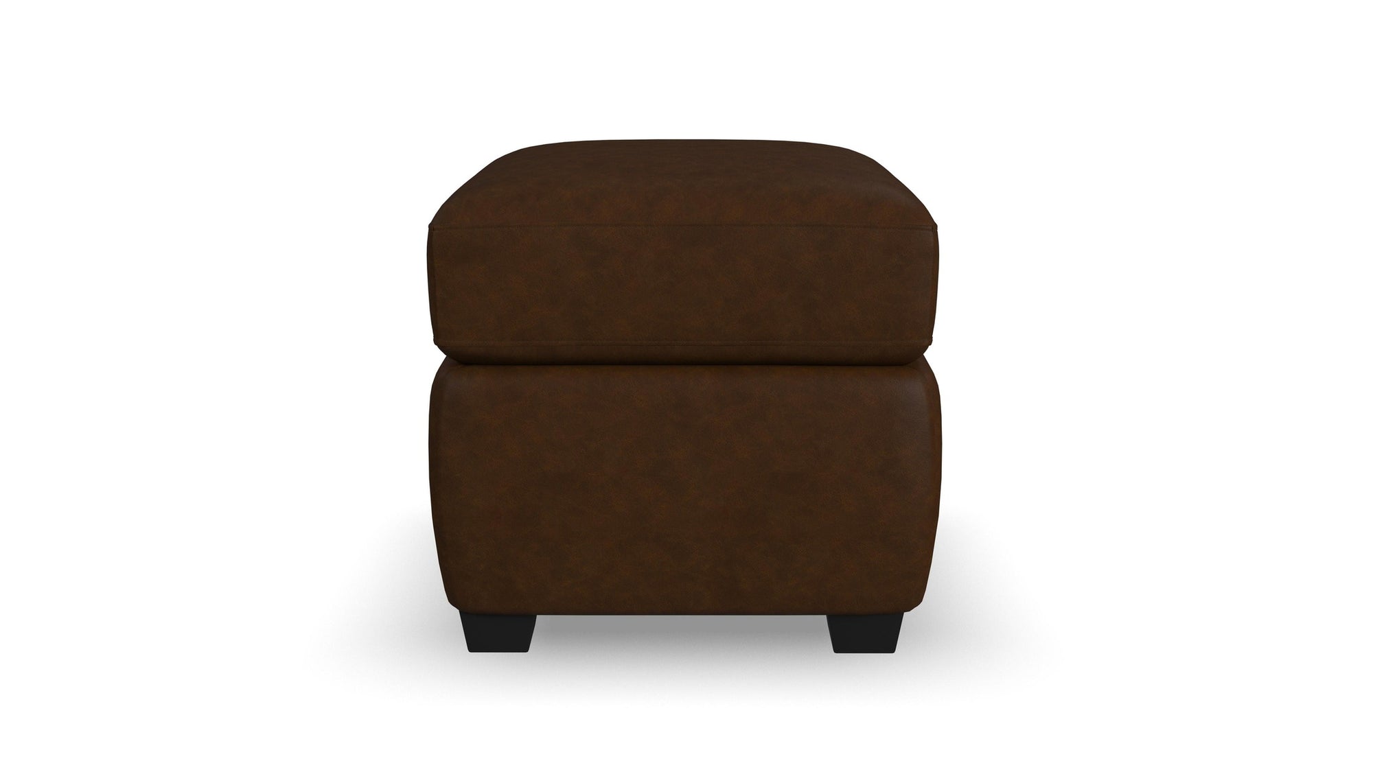 Hudson - Ottoman For Living Room - Dark Brown