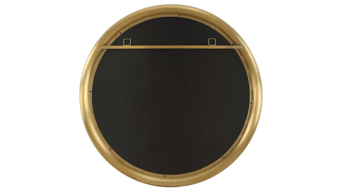 Atkinson - Modern Round Mirror - Brass