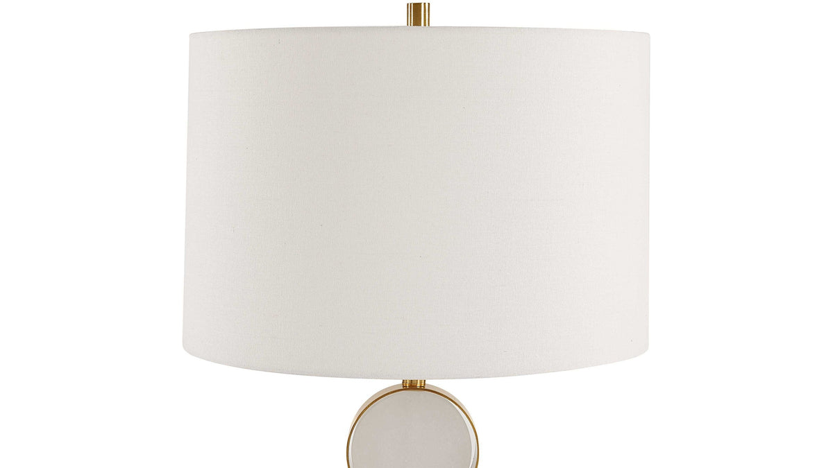 Three Rings - Contemporary Table Lamp - Beige