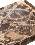 Marble Crest - Tray - Light Brown