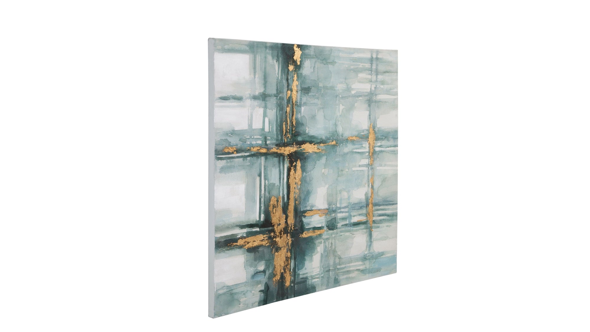 Mulligan Canvas Art - Gold