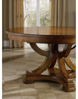 Tynecastle - Round Pedestal Dining Table With One 18" Leaf