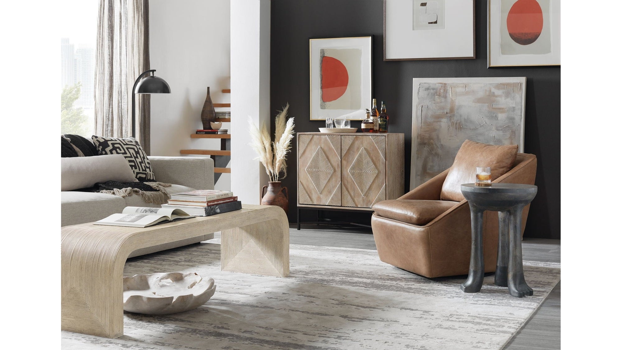 Commerce And Market - Spot table - Black
