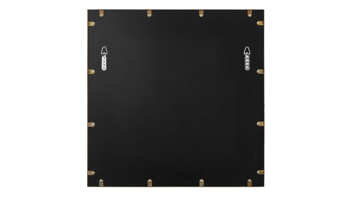 Fredric - Square Antique Mirror - Brass