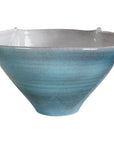 Blue Crest - Ceramic Bowl - Blue